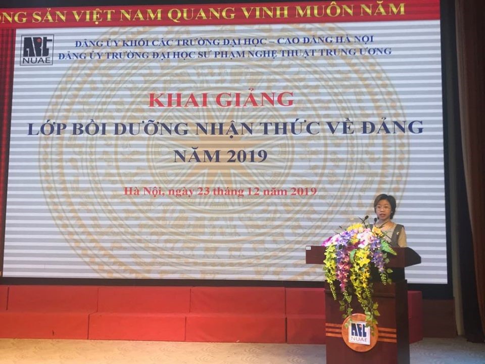 Khai giảng lớp bồi dưỡng nhận thức về Đảng năm 2019