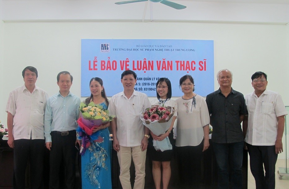 Lễ bảo vệ luận văn Thạc sĩ chuyên ngành Quản lý Văn hóa