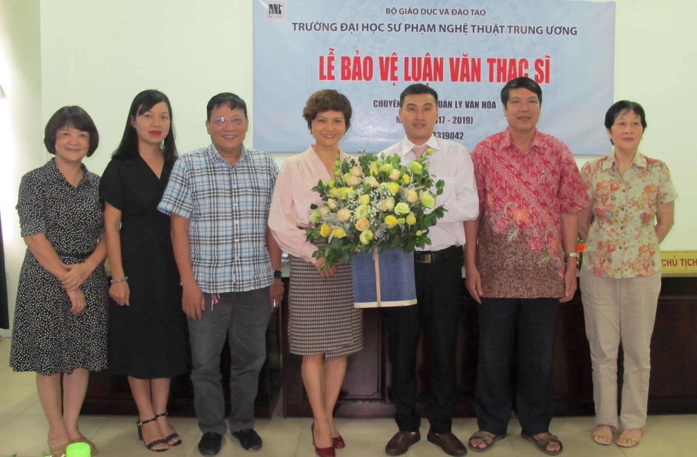 Lễ bảo vệ luận văn của học viên Nguyễn Văn Trường (K7) -  Chuyên ngành Quản lý văn hóa