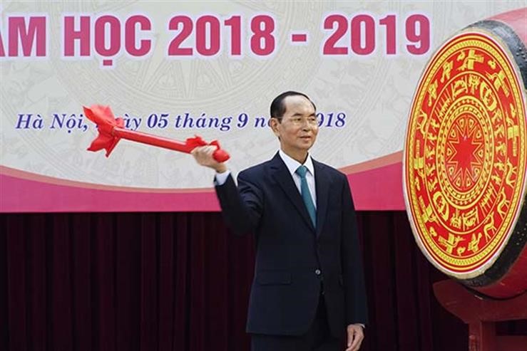 Chủ tịch nước Trần Đại Quang: Giáo dục là nền tảng cho sự phát triển nhanh và bền vững của đất nước