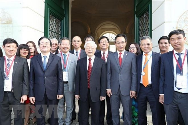 Tổng Bí thư dự Hội nghị Hiệu trưởng các trường đại học Việt-Hungary