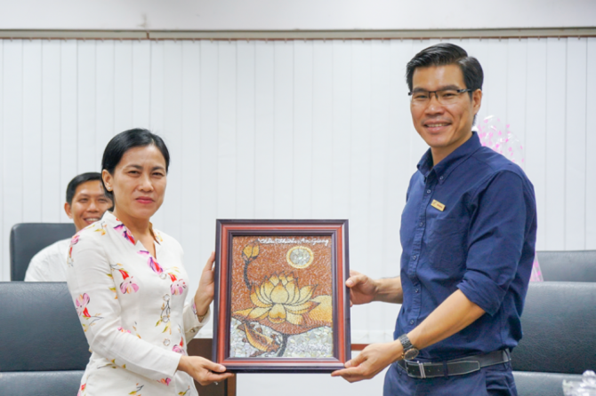 Huyện Châu Thành, Tỉnh An Giang thăm và làm việc với Đại học Tôn Đức Thắng