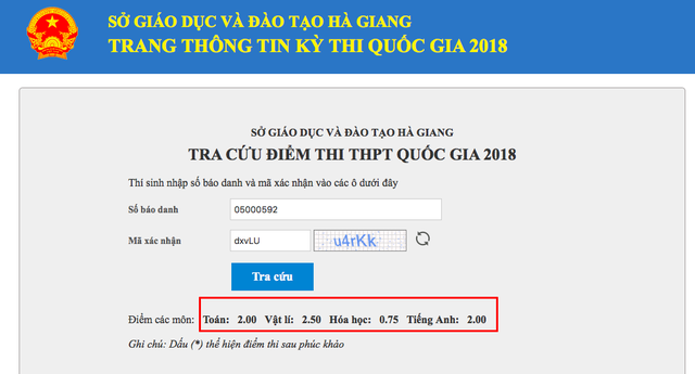 Chấm thẩm định ở Hà Giang: Nhiều thí sinh đồng loạt "bay" khỏi top điểm cao nhất cả nước