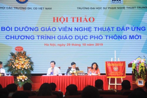 Bàn giải pháp nâng cao chất lượng bồi dưỡng giáo viên nghệ thuật
