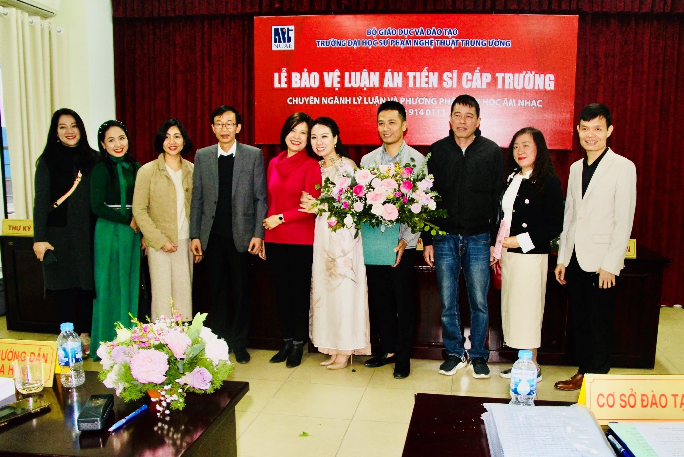 NCS Trần Thị Thu Hà bảo vệ thành công luận án tiến sĩ chuyên ngành Lý luận và Phương pháp dạy học Âm nhạc