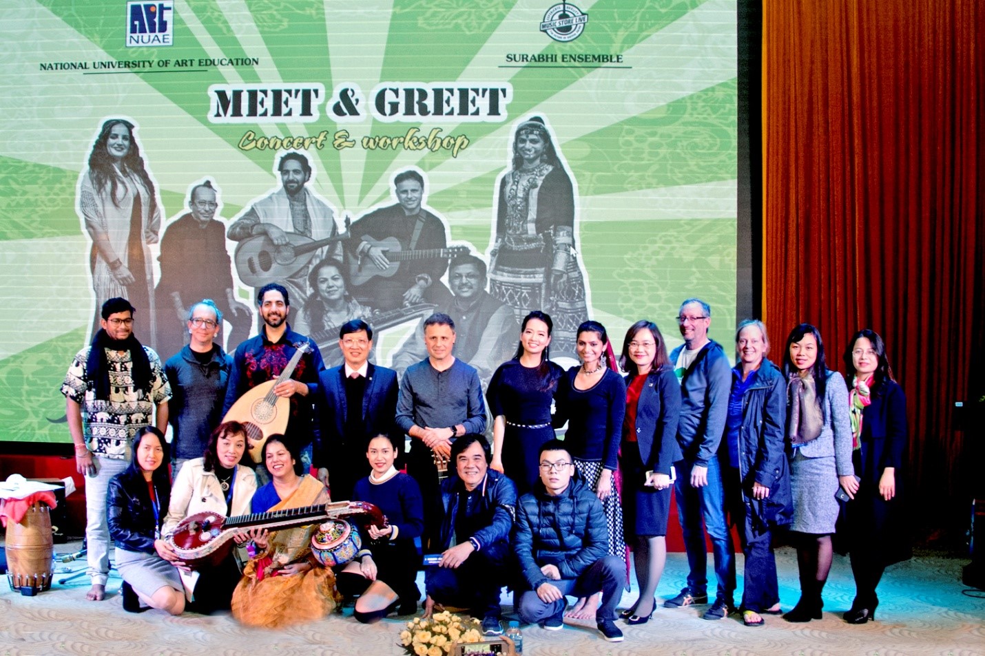 Chương trình giao lưu biểu diễn với Ban nhạc Surabhi Ensemble, Hoa Kỳ