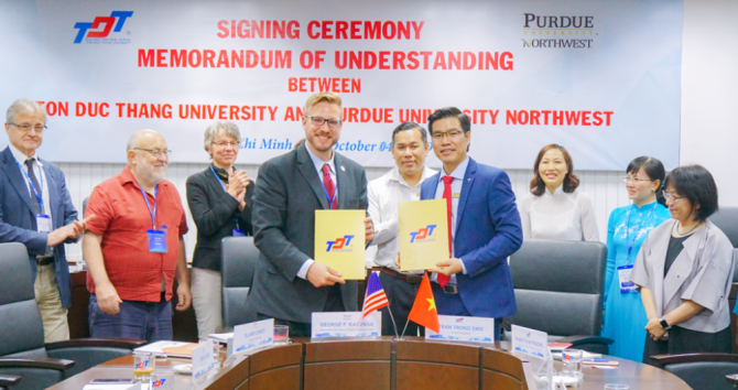 Hợp tác với Đại học Purdue Tây Bắc, Hoa Kỳ