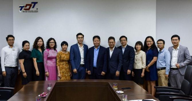 Học viện chính sách và phát triển thăm và làm việc với Đại học Tôn Đức Thắng