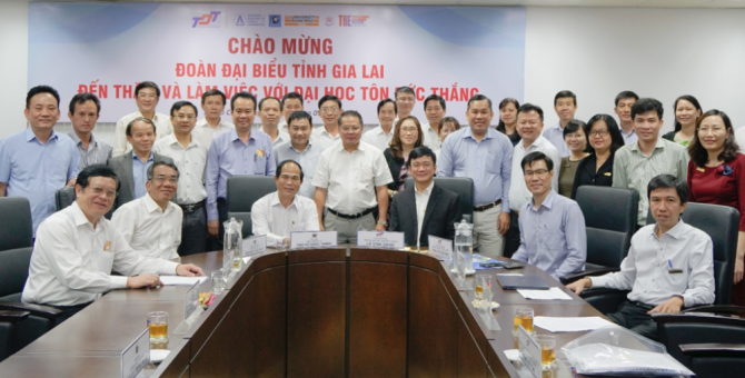 Tỉnh Gia Lai và Đại học Tôn Đức Thắng sơ kết 5 năm hợp tác toàn diện