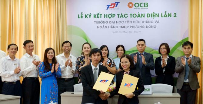 Đại học Tôn Đức Thắng ký hợp tác toàn diện với Ngân hàng TMCP Phương Đông