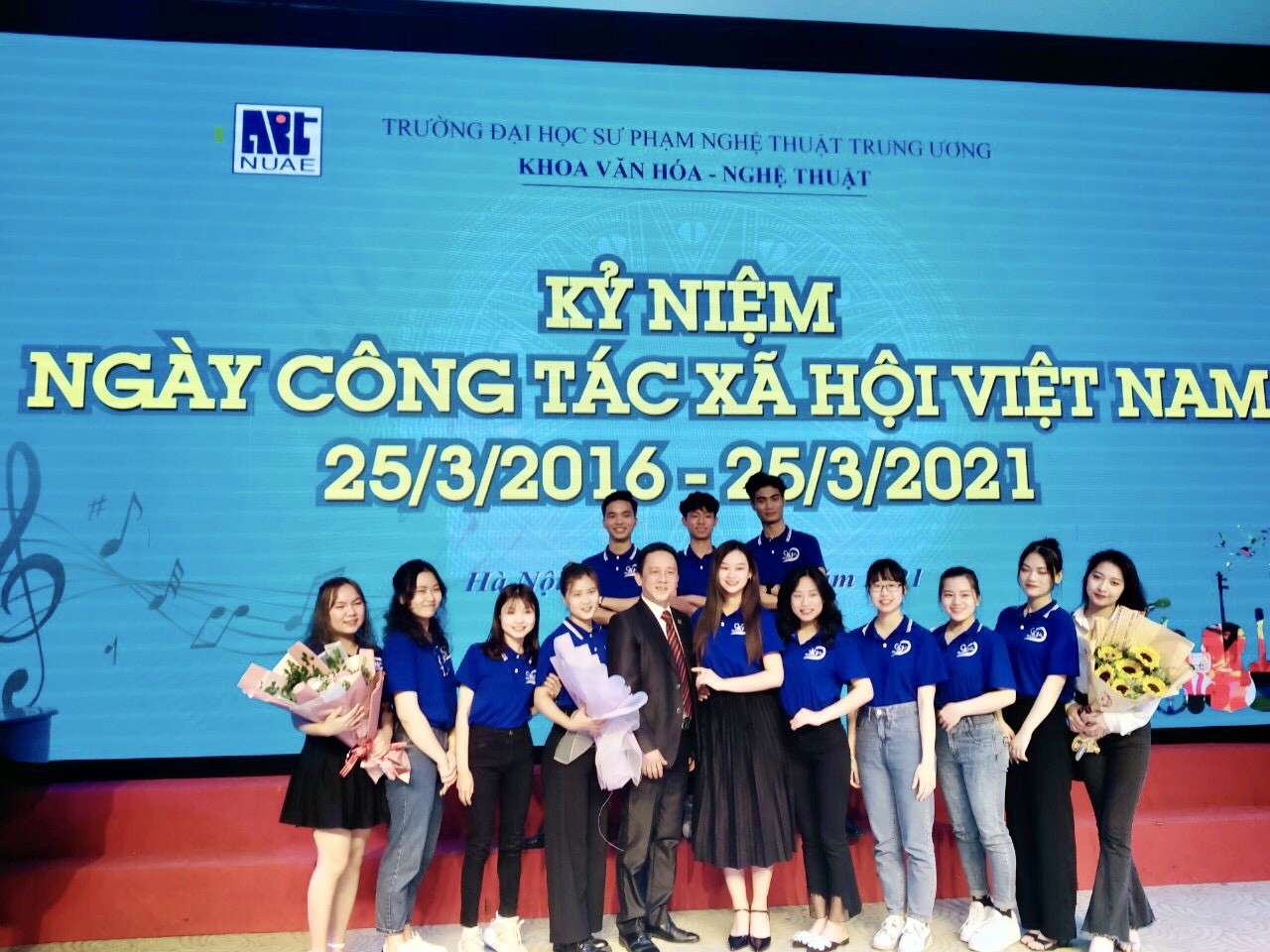 Khoa Văn hóa – Nghệ thuật kỷ niệm  “Ngày công tác xã hội Việt Nam” (25/3/2016-25/3/2021)