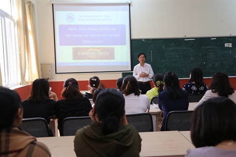 Trường Đại học Kinh tế - Đại học Đà Nẵng tập huấn phòng chống dịch viêm phổi cấp do virus Corona