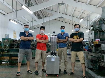 Nhiều sản phẩm khoa học công nghệ hữu ích của Đại học Đà Nẵng được chuyển giao phục vụ cộng đồng phòng chống Covid-19