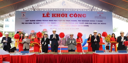 Đại học Đà Nẵng tổ chức Lễ Khởi công xây dựng Dự án đầu tư xây dựng các hạng mục công trình cấp thiết tại Hòa Quý-Điện Ngọc (giai đoạn 2018-2020)