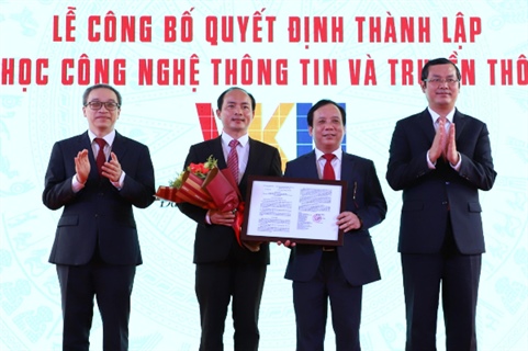 Đại học Đà Nẵng công bố Quyết định thành lập Trường Đại học Công nghệ thông tin và Truyền thông Việt-Hàn: Học hiệu vươn tầm quốc tế, nối nhịp cầu hữu nghị Việt Nam-Hàn Quốc