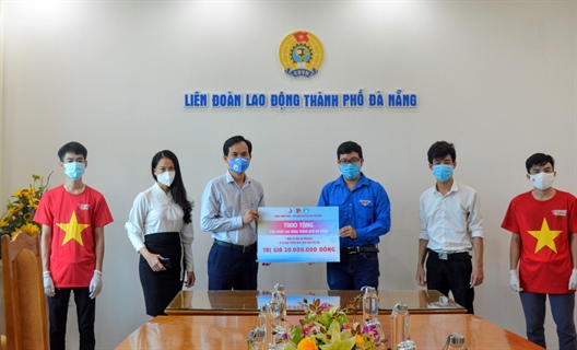 Đoàn Thanh niên - Hội Sinh viên Đại học Đà Nẵng ủng hộ Chương trình “20 ngàn suất ăn hỗ trợ đoàn viên ngành Y tế”