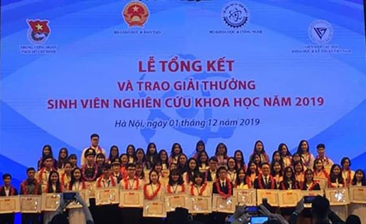 Sinh viên Đại học Đà Nẵng đạt thành tích cao trong Giải thưởng Sinh viên nghiên cứu khoa học Toàn quốc năm 2019