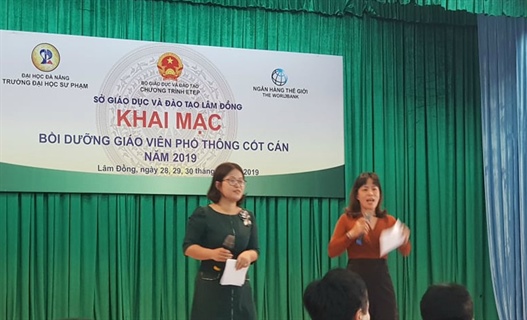 Trường Đại học Sư phạm - ĐHĐN tập huấn chương trình giáo dục phổ thông mới cho giáo viên nòng cốt thành phố Đà Nẵng và các tỉnh Tây Nguyên