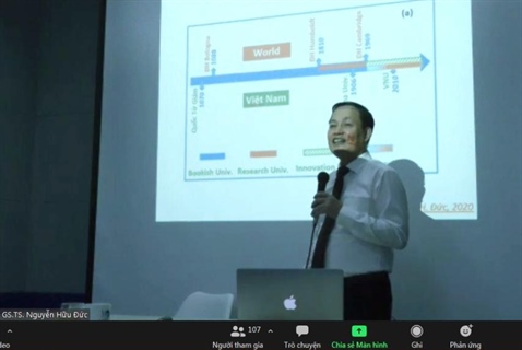 Đại học Đà Nẵng tổ chức Hội thảo trực tuyến “Đại học định hướng đổi mới sáng tạo-Quản trị chất lượng và phát triển thương hiệu”