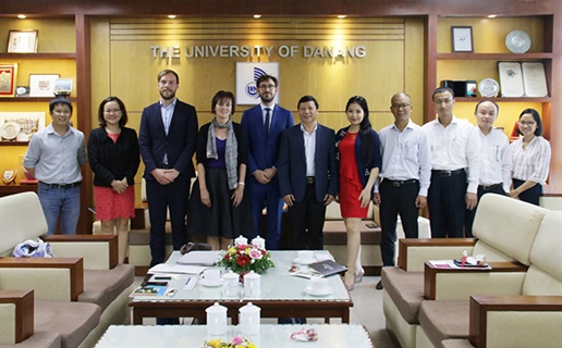 Lãnh đạo Đại học Đà Nẵng tiếp và làm việc với Trường Đại học Khoa học Ứng dụng Artevelde, Vương quốc Bỉ