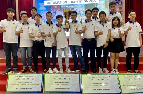 Sinh viên Trường Đại học Bách khoa-Đại học Đà Nẵng đạt giải Nhất Cuộc thi “Tự động hóa-Học theo Dự án” (Automation Project-Based Learning-2020)