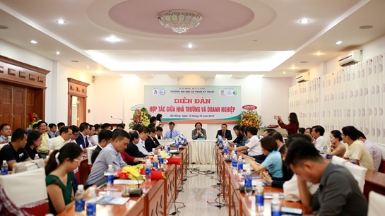 Trường Đại học Sư phạm Kỹ thuật - Đại học Đà Nẵng tổ chức Diễn đàn hợp tác giữa Nhà trường và doanh nghiệp