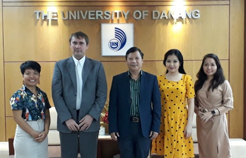 Lãnh đạo Đại học Đà Nẵng tiếp Giáo sư Trường Đại học Oslo Metropolitan-Oslomet, Na Uy