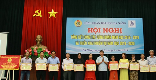 Công đoàn Đại học Đà Nẵng tổ chức Hội nghị tổng kết công tác năm học 2018-2019 và triển khai nhiệm vụ năm học 2019-2020