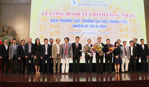 Đại học Đà Nẵng bổ nhiệm 03 Hiệu trưởng các trường thành viên