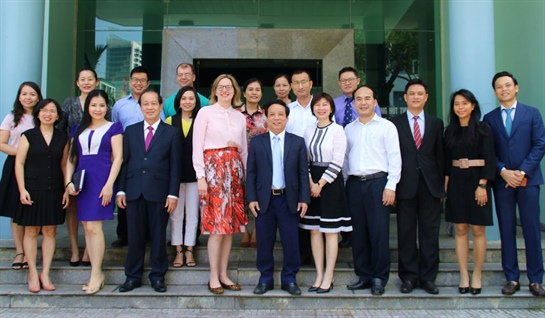 Giám đốc Đại học Đà Nẵng tiếp Giám đốc điều hành Hội đồng Khảo thí tiếng Anh-Đại học Cambridge, Vương quốc Anh