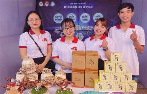 Giải Nhất Festival Khởi nghiệp đổi mới sáng tạo Đà Nẵng năm 2020: Sản xuất trà túi lọc hoa nấm thiên nhiên