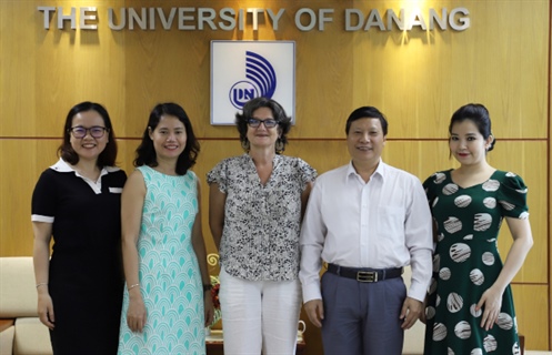 Lãnh đạo Đại học Đà Nẵng tiếp Phó Giám đốc Tổ chức Đại học Pháp ngữ, Khu vực Châu Á-Thái Bình Dương