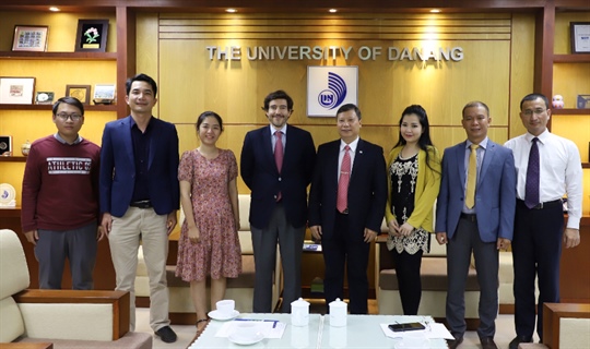 Lãnh đạo Đại học Đà Nẵng tiếp Đại biện lâm thời Đại sứ quán Argentina tại Việt Nam