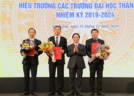 Đại học Đà Nẵng công bố Quyết định công nhận Hiệu trưởng các trường đại học thành viên nhiệm kỳ 2019-2024