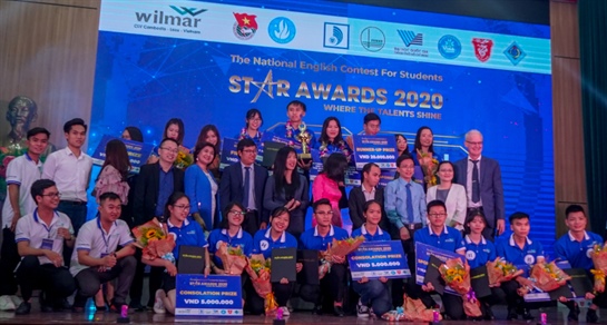 Sinh viên Đại học Đà Nẵng đạt giải Quán quân Cuộc thi Tiếng Anh trong sinh viên-Star Awards 2020