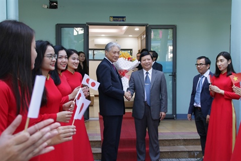 Lãnh đạo Đại học Đà Nẵng tiếp Tỉnh trưởng tỉnh Tochigi, Nhật Bản