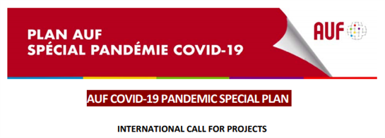 Tổ chức Đại học Pháp ngữ AUF tuyển chọn dự án hỗ trợ sáng kiến của các trường đại học phòng, chống Covid-19