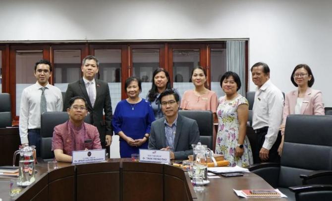 Đại học Tôn Đức Thắng tiếp Lãnh sự quán Thái Lan tại Việt Nam