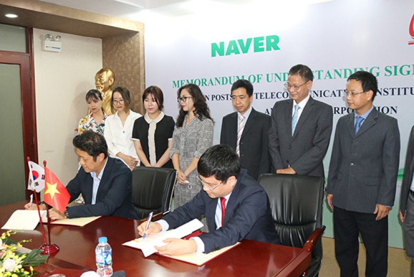 PTIT hợp tác với Tập đoàn công nghệ Naver (Hàn quốc) trong nghiên cứu và đào tạo AI