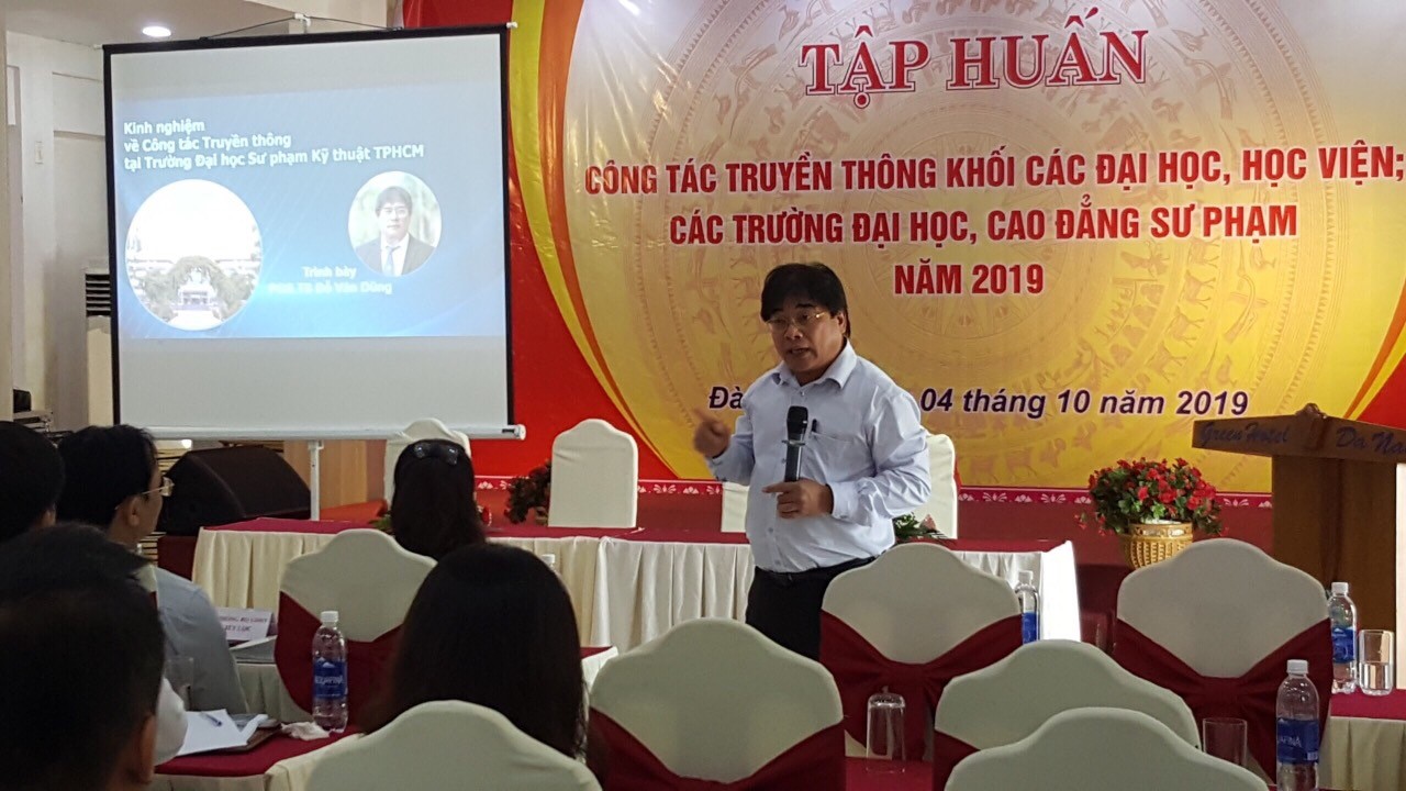 Tập huấn Công tác Truyền thông khối các đại học, học viện, các trường đại học, cao đẳng sư phạm năm 2019