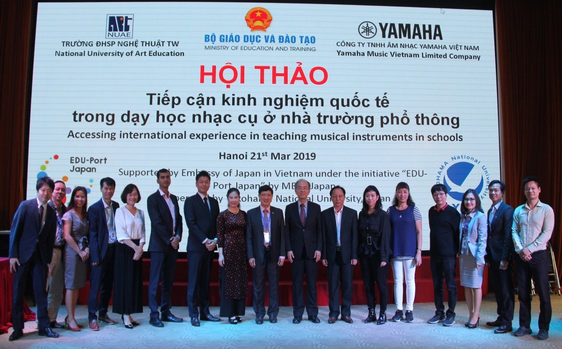 Hội thảo “Tiếp cận kinh nghiệm quốc tế trong dạy học nhạc cụ ở nhà trường phổ thông” tại Trường ĐHSP Nghệ thuật TW