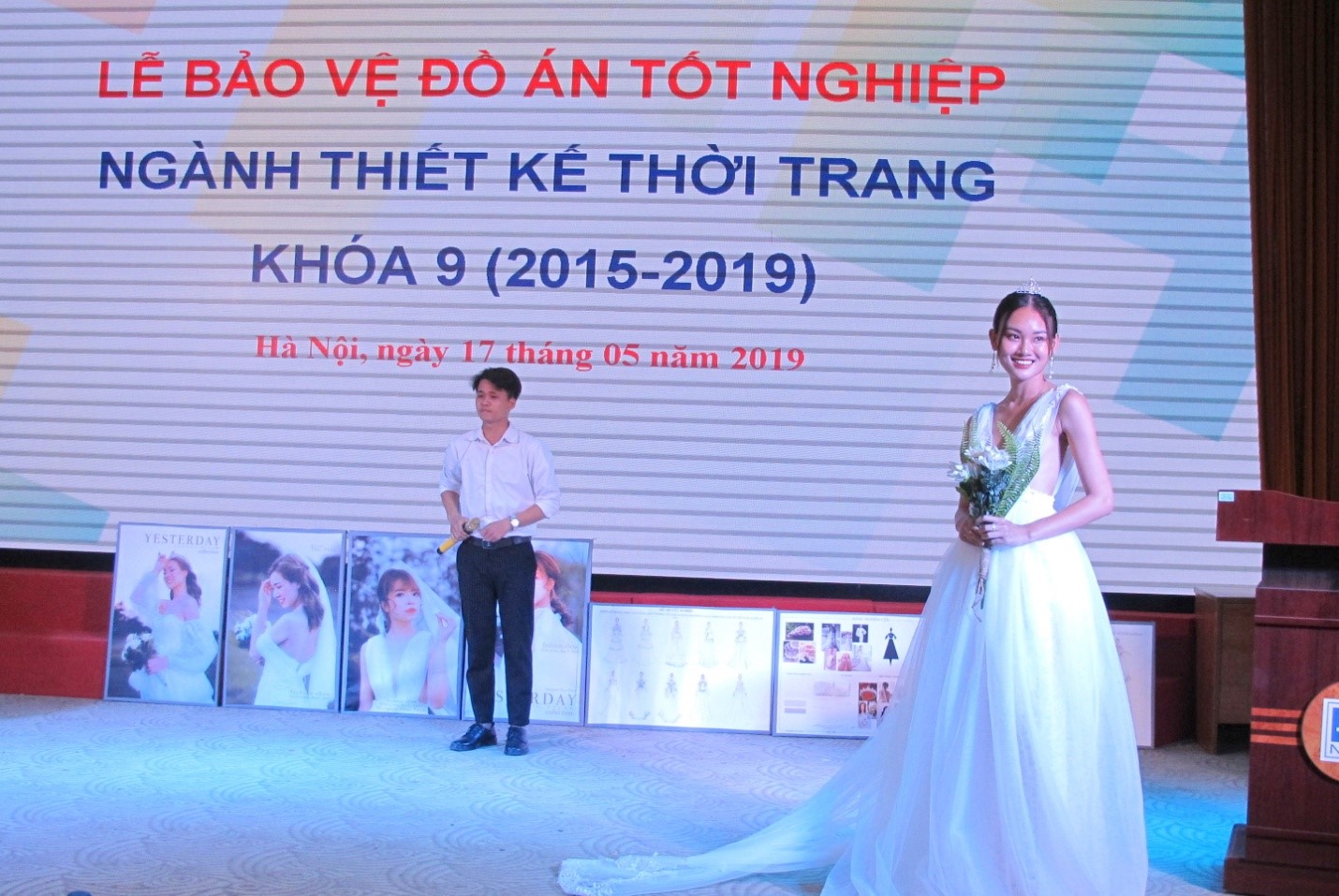 Lễ bảo vệ đồ án tốt nghiệp của sinh viên khóa 9 ngành Thiết kế thời trang (2015 - 2019) Trường Đại học Sư phạm Nghệ thuật Trung ương
