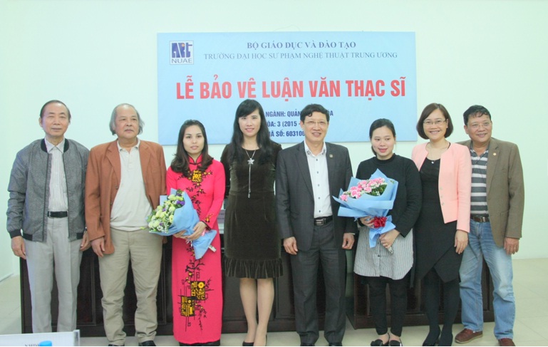 Lễ bảo vệ luận văn Thạc sĩ chuyên ngành Quản lý Văn hóa