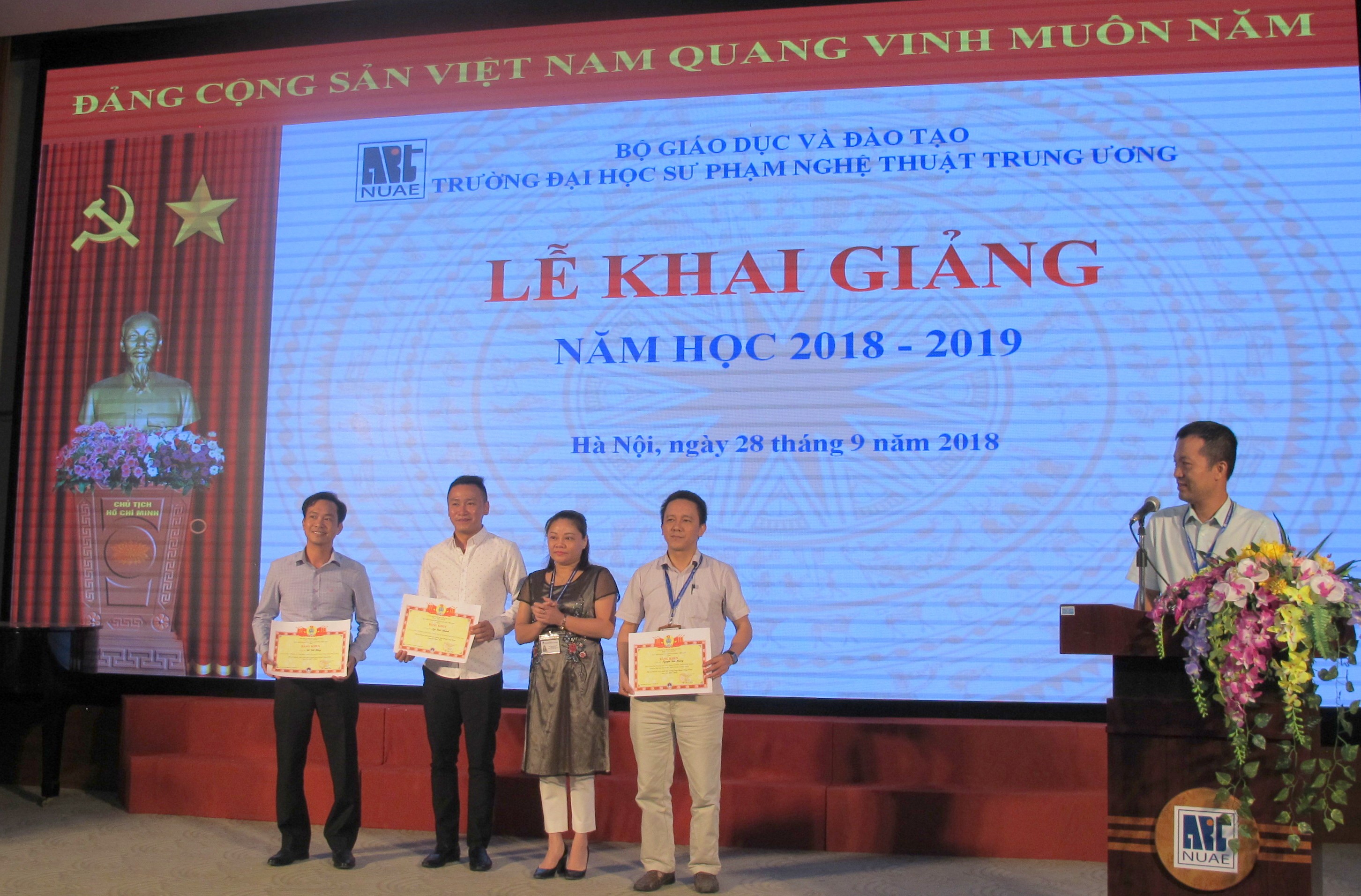Lễ khai giảng năm học 2018 - 2019