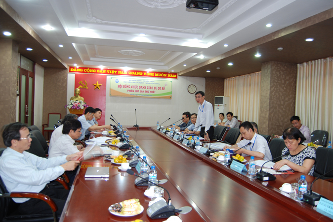 Hội đồng chức danh Giáo sư Học viện họp phiên thứ Nhất năm 2016