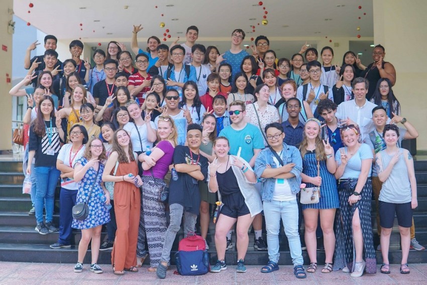 Giao lưu với sinh viên Đại học Arcadia, Hoa Kỳ