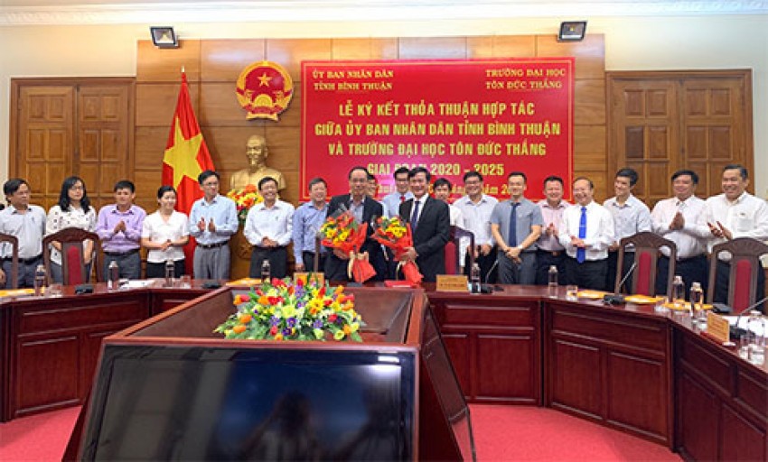 Ký kết thỏa thuận hợp tác giữa UBND tỉnh Bình Thuận và Trường Đại học Tôn Đức Thắng