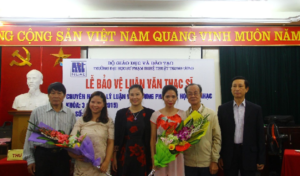 Lễ bảo vệ luận văn Thạc sĩ khóa 3 chuyên ngành Lí luận và phương pháp dạy học Âm nhạc