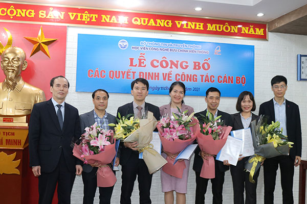 Lễ công bố các quyết định về bổ nhiệm cán bộ