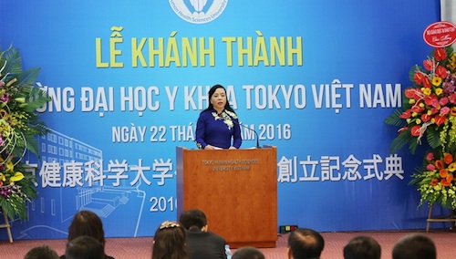 Khánh thành Đại học Y khoa Tokyo Việt Nam